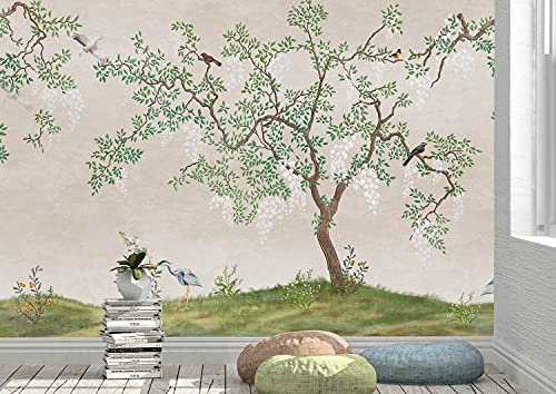 Oedim Fotomural Vinilo Pared Paisaje Arbol Lago Fotomural para Paredes, Vinilo Decorativo, Decoración comedores, Salones, Habitaciones.