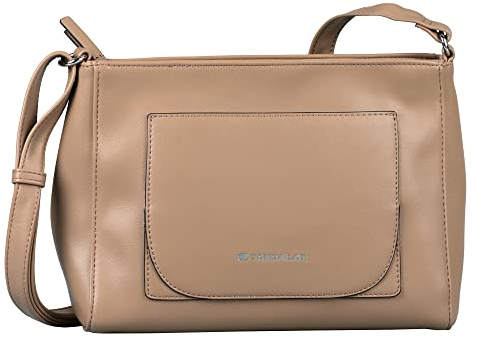 TOM TAILOR bags Emilie Damen Umhängetasche Crossbody Bag Mittelgroß Beige