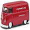 Schuco 452026800 VW T1 Lowrider Porsche 1:64, Mehrfarbig, Medium