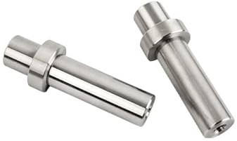 Sauter Variable Bankhaken aus Edelstahl – 1 Paar – Benchdogs für Multifunktionstisch mit 20 mm Lochraster – robust, rostfrei, präzise – Werkbank Zubehör