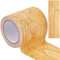 GORGECRAFT 5 Yard 1 Roll Wood Textured Adhesive Repair Tape Patch Realistic Wood Grain Repair Tape Wood Grain High-Adhesive Repair Tape Simulation for Desk Chair Furniture(Navajo White)