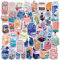 50 Stück Kawaii Aufkleber Scrapbook Sticker Karikatur Aufkleber Aesthetic Stickers Anime Vintage Aufkleber Cute Graffiti Wasserfeste Sticker Mädchen Aufkleber
