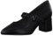 Jana Damen Pumps mit Riemen Lack Spitz Weite H Mehrweite, Schwarz (Black), 41 EU