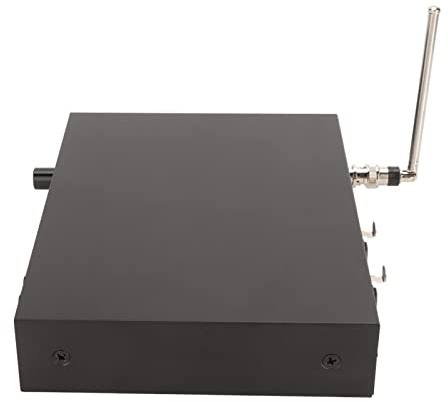 Sistema de Monitoreo de Escenario, 566 a 608 MHz Sistema de Monitor de Auriculares Inalámbricos de Sonido HiFi Clear Mix Reduce el Desorden de Sonido para Estudio (Enchufe de la UE)
