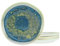 CreaTable, 21509, Serie Yuki, 4-teiliges Geschirrset, Desserttellerset aus Steinzeug, spülmaschinen- und mikrowellengeeignet, Made in Portugal