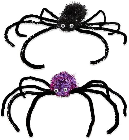Paquete de 2 pinzas para el pelo de Halloween para mujeres y niñas, horquillas de pelo de araña de Halloween, horquillas de pelo de telaraña, horquillas de horror negras, horquillas espeluznantes de