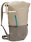 VAUDE Cityrucksack CityGo II 23 Liter Beige, wasserdichter Rucksack Damen & Herren, leichter Daypack für Städtetrips mit Laptop-Fach, Rolltop Rucksack ideal für den urbanen Alltag