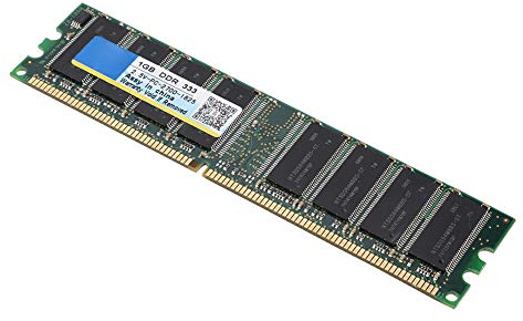 ASHATA DDR Arbeitsspeicher, PC-2700 Desktop-PC DDR 333MHz Speichergeschwindig 1GB 184Pin Speichermodul,Für Motherboard