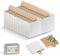 UTOMAG 30 Stück Selbstklebende Magnete 10x10x1mm, Neodym Magnete, Mini Klebemagnete, Selbstklebende Powermagnete für Whiteboard, Kühlschrank, Fotos, Magnetstreifen, Magnettafel, Basteln, Jalousien