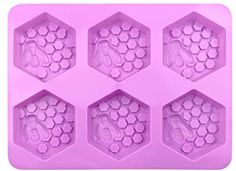 Silikonform mit Bienenwaben, Wachs, Schmelzen, Polymer, handgefertigt, Cupcake-Dekoration, Zubehör