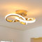 Comely Deckenlampe LED, 22W 2500LM, Moderne LED Deckenleuchte, Gold Aluminium Deckenleuchte für Schlafzimmer Wohnzimmer Küche Flur, Warmweiß 3000K