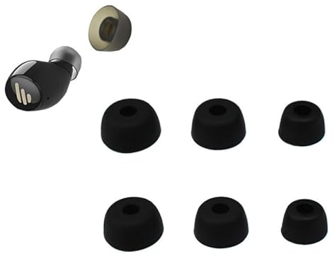 INF 3 Paar Ersatz Ohrstöpsel für Jabra Elite 75t/ 65t/ Active/Sport Evolve, Silikon-Ohrstöpsel S/M/L, 1,38+1,23+1,02cm Ohrenschützer