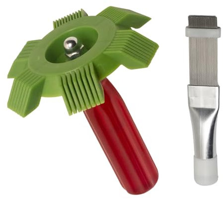 Eruceky 2 Pieces Air Conditioning Condenser Fin Comb, Air Conditioning Slat Comb, Air Conditioning Fin Comb, Geeignet zur Reinigung von Klimaanlagen und Kondensatoren