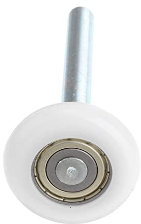 Gadpiparty Lot De 2 Roulettes De Porte De Garage Robustes En Nylon Avec Noyau En Acier Roulements Silencieux En Nylon Roulements De Remplacement Pour Portes Résidentielles/commerciales