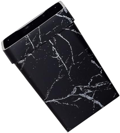 LABRIMP Großer Dekorativer Mülleimer Mit Marmor- Robuster Abfallbehälter Für Badezimmer Küche Und Schlafzimmer Praktische Kapazität Für Kleine Räume Und Studentenwohnheime