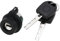 VGOL 1pc Cerradura de Interruptor de Encendido con 2 Llaves 8E0905855A 107905855C 6L0905855D Compatible con VW Golf 5 Compatible con Jetta T5 Compatible con Octavia 1Z