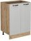 Vicco Küchenunterschrank R-Line, Weiß Landhaus, 60 cm ohne Arbeitsplatte