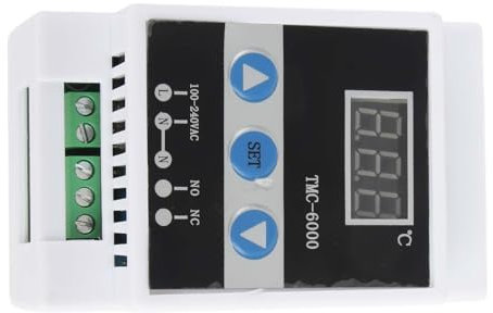Digital Temperatur Controller, Digital Thermostat Control DIN Rail Mount Mount ControllerCooling Erwärmung, Weit Verbreitete in Temperaturindikatoren