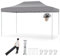 RELAX4LIFE Tonnelle Pliante 3x4,5 Imperméable, Tonnelle de Jardin Extérieur Pop-Up Facile à Monter, Hauteur Réglable, Protection UV, Barnum Tente de Réception, Sac à roulettes (Gris)