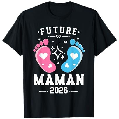 femme enceinte Future Maman 2026 annonce grossesse original T-Shirt