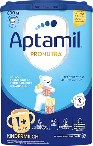 Aptamil Kindermilch 1 Plus – 800g – Kindermilch ab 1 Jahr – Palmölfrei