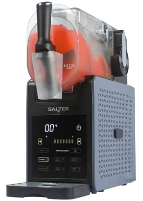Salter Macchina per granite – Macchina per bevande ghiacciate, cocktail, frappè, milkshake, senza ghiaccio, 5 programmi preimpostati, capacità 2,5 L, mantiene il freddo per 12 ore, 200 W