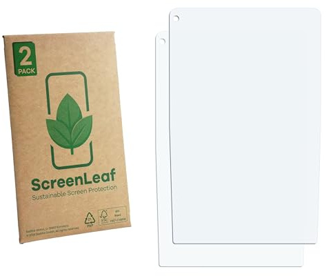 ScreenLeaf 2 Stück Schutzfolie für Newland PT60 Narvalo [nachhaltiger Displayschutz, Folie, transparent, kratzfest]