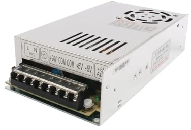 Dual Output DC Power Supply 200W 5V 12V 24V Switching Power Converter Transformer LED Driver Multi Protection(D-200B 5V 24V)