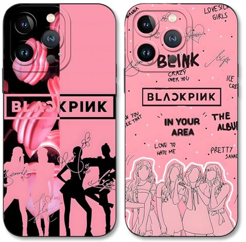 Stradvnaly 2 Stück Handyhülle für Samsung Galaxy A57 Hülle 6.7 Zoll, Korea Blackpink Idol Deadline Kpop Star Rose Jenny Lisa Jisoo Muster Designs Case Schutzhülle Stoßfest TPU Weich Ultra Dünn Cover