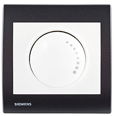 Va et Vient Variateur 500W Blanc Delta Iris + Plaque basic Anthracite