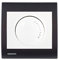 Va et Vient Variateur 500W Blanc Delta Iris + Plaque basic Anthracite