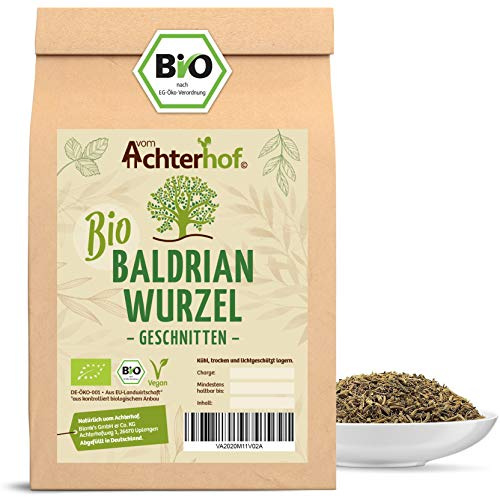Baldrianwurzel BIO (250g) | Baldrian Wurzel getrocknet | Baldriantee | organic Valerian Root Cut vom Achterhof