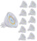 MATMO - Lot de 10 ampoules à LED GU5.3 - MR16 3,5 W - 12 V - 290 lm - Blanc chaud 3 000 K - 120 °, G5.3, 3.50W, 12.00V