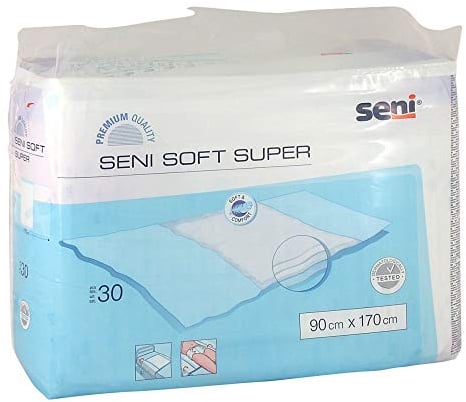SENI Soft Super Bettschutzunterlage 90x170 cm 30 St