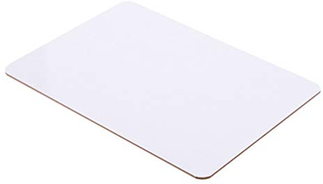 Supvox Mini Weiße Bretter Doppelseitige Lap-Boards mit Trockener Löschung Universal Boards Whiteboards lernen für schulheim büro klassenzimmer (20 cm x 30 cm/Weiß)