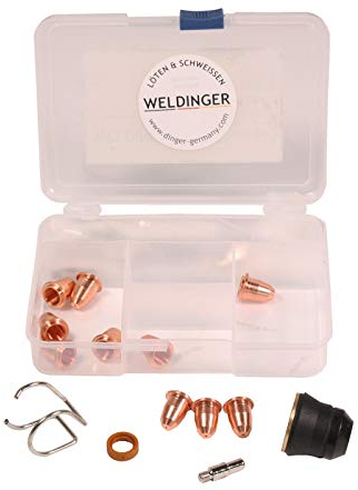 WELDINGER CUTSet3 Verschleißteileset 23-teilig für Plasmaschneider PS 45 pro/PS 55/ PS 56 Brennertyp S45 PT60 P60