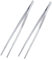 MSY BIGSUNNY Pinze per alimenti in acciaio inox con punte seghettate di precisione, 30,5 cm, set di 2