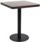 vidaXL Bistrotisch für 2 Personen Bartisch Bartresen Stehtisch Tresentisch Esstisch Tisch Küchentisch Partytisch Dunkelbraun 60x60cm MDF