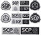 SCP Containment Procedures Foundation Secure Contain Protect Tactical Hook Patch Badges Emblem Applique Hook Patches für Kleidung Rucksack Zubehör (mehrfarbig)