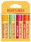Burts Bees Freshly Picked Moisturizing Lip Balm Blister Pack for Unisex 4 x 0.15 oz Lip Balm Watermelon, Sweet Mandarin, Beeswax, Cucumber Mint,Multi-Color