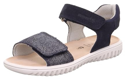 Superfit Mädchen Sparkle Sandale, Blau 8000, 30 EU