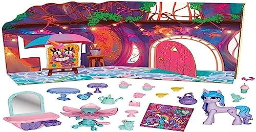 My Little Pony: Make Your Mark Toy Unicorn Tea Party Izzy Moonbow – Hoof to Heart Pony with 20 Accessories for Children 3+