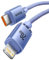 Baseus Crystal Shine Series - USB-C auf Lightning Kabel für Apple iPhone, Power Delivery 20W, 2m, Lila