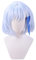 Wig Anime Cosplay Anime-Perücke Khun Aguero Agnes-Perücke, kurze blaue Bob-Perücke, Kostüm-Halloween-Perücke, for Halloween, Kostümparty, Anime-Show, Cosplay-Event, Konzerte