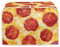 Howilath Tostadora Tostadora Cubierta Amarillo Pizza Tostadora Protector para la mayoría de Tostadoras Estándar Pequeño Electrodoméstico Cubierta de Polvo S