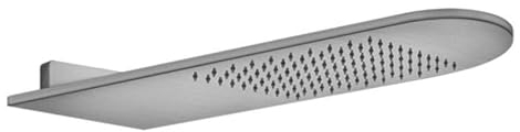Gessi Cono Antikalk-Kopfbrause, für Wand-Montage, 45163, Farbe: Metall Schwarz gebürstet PVD
