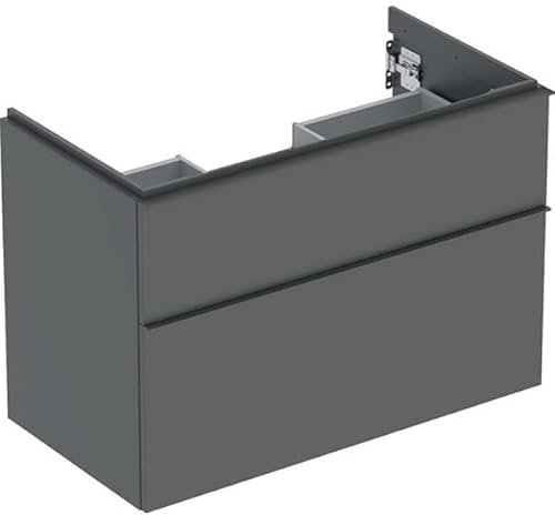 Geberit iCon Unterschrank für Waschtisch, 2 Schubladen, 88,8x61,5x47,6 cm, 502305, 502.305.JK.1, Farbe: Lava/lackiert matt