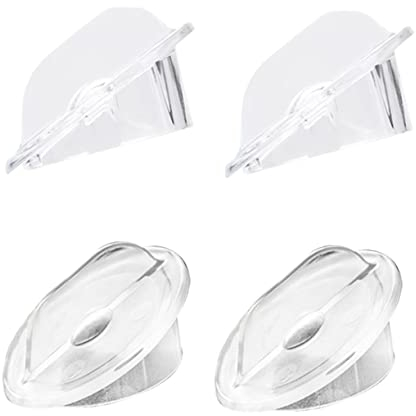 IMIKEYA 4pcs Pepper Mill Dust Cover Pepper Lid Acrylic Material Pepper Replacement Parts Pepper Crusher Lids Insect Proof Covers Cover for Pepper Dustproof Abrader
