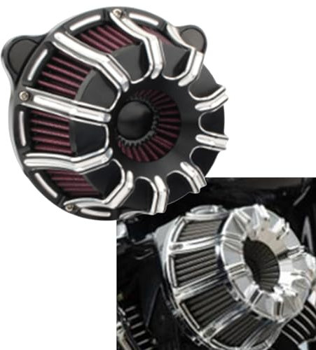 Filtro Aspirazione Filtro Aria Per Harley Sportster XL883 XL1200 48 72 1991-2023 Rosso Nero Bianco