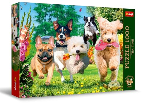 Trefl Premium Plus Quality - Puzzle Tea Time: Ärger im Anmarsch! - 1000 Elemente, Serie Gemalter Nostalgischer Bilder, Ideale Anpassung der Teile, für Erwachsene und Kinder ab 12 Jahren